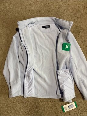 Andrew Marc Light Blue women’s Zip-Up Shirt Jacket